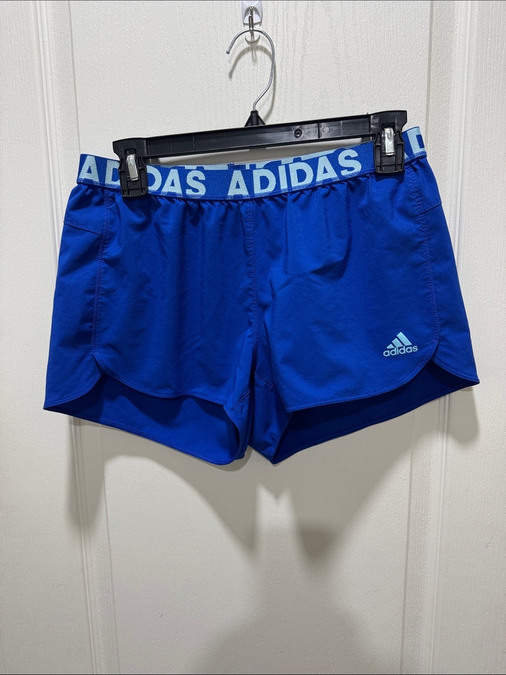 Adidas Women’s AeroReady Running Shorts Blue Size Small Athletic